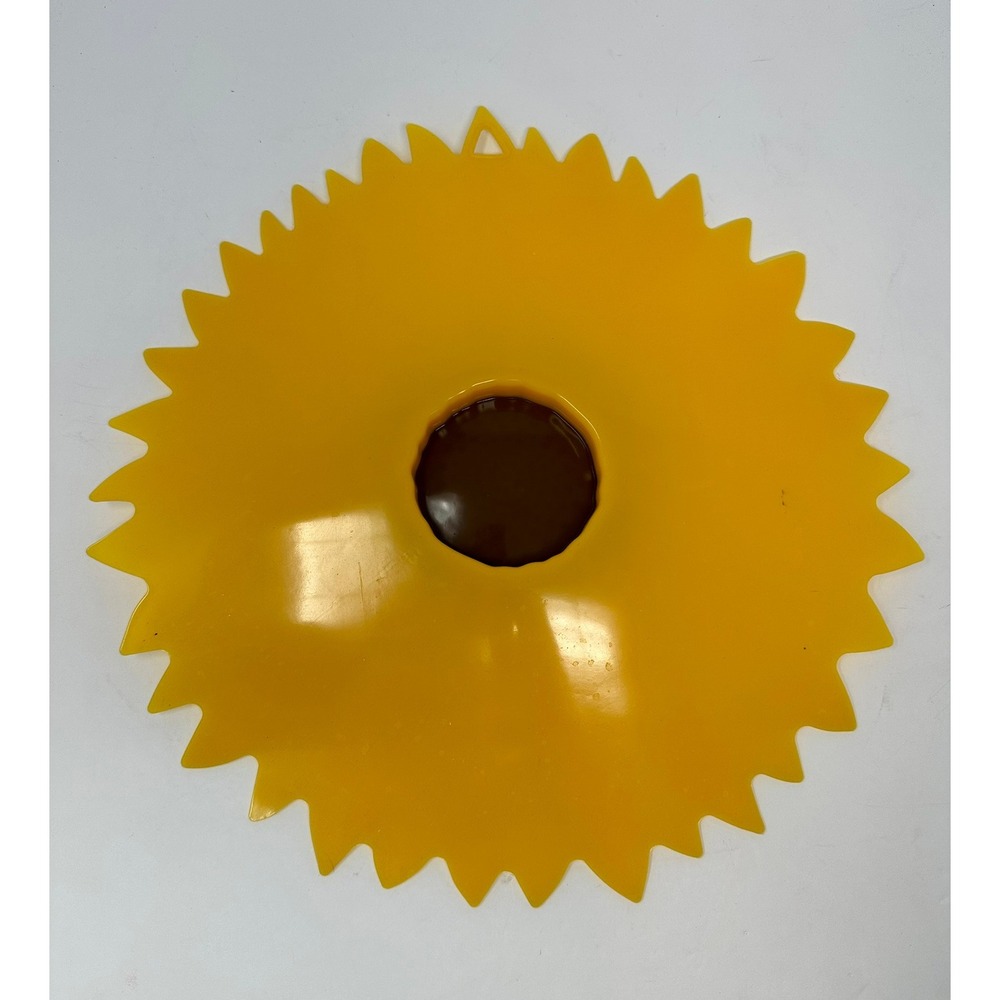 Charles Viancin Yellow Sunflower Silicone Airtight Seal Storage‎ Lid 12" B0 - Picture 5 of 5